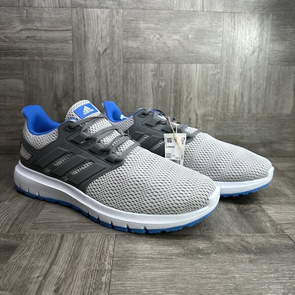 Adidas Ultimashow Men's size 12 Grey Blue Mesh Running Shoes IG6551 - Picture 5 of 8